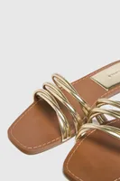 Sandales plates brides