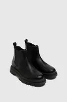 Bottines chelsea crantées