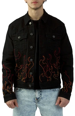 JIMMY FLAME DENIM JACKET