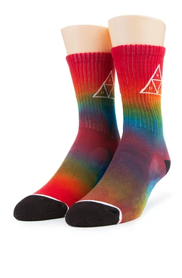 THE TIE DYE TRIPLE TRIANGLE SOCK IN