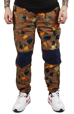 PANDA ROOTS CAMO TRACK PANTS
