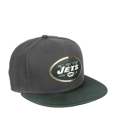 NEW YORK JETS GREY FITTED CAP