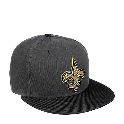 NEW ORLEANS SAINTS GREY FITTED CAP