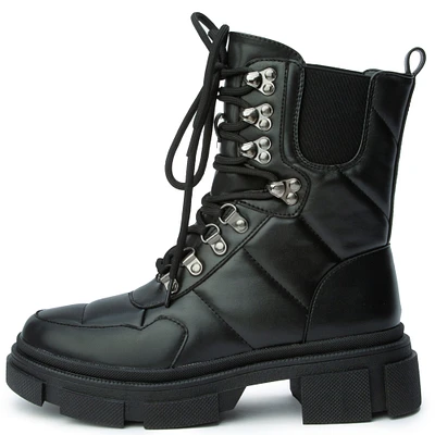 SERAFINA COMBAT BOOTS