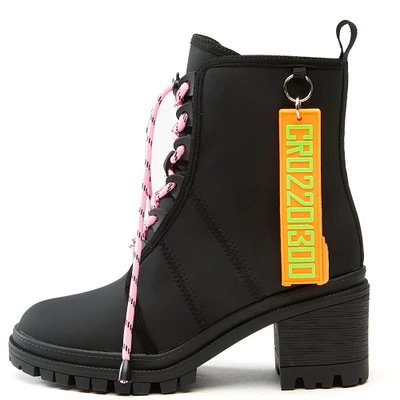 SATARLET LACE-UP HEEL BOOTIE