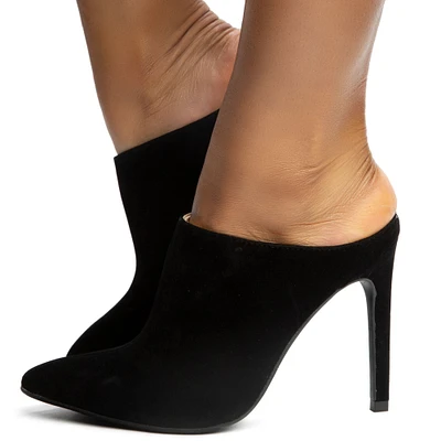 STEPPUP-11 POINTED TOE MULES