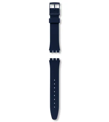 GENT DARK BLUE SILICONE STRAP