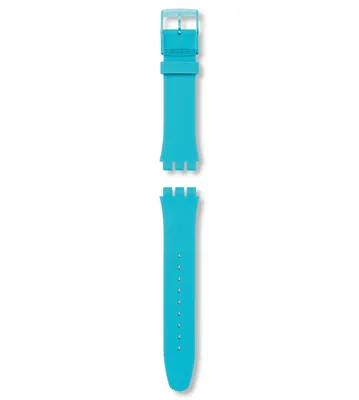 NEW GENT BLUE TURQUOISE SILICONE STRAP