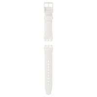 NEW GENT WHITE SILICONE STRAP