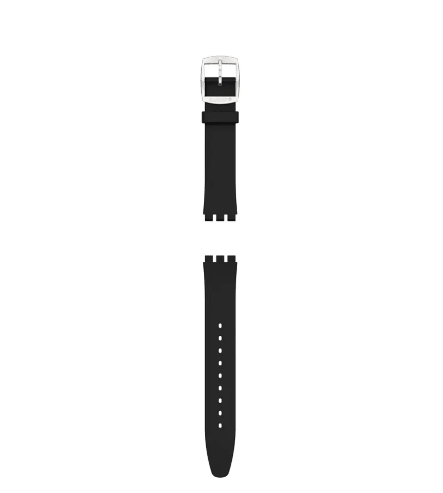 SKIN IRONY BLACK SILICONE STRAP