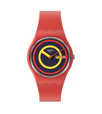 SWATCH CONCENTRIC RED