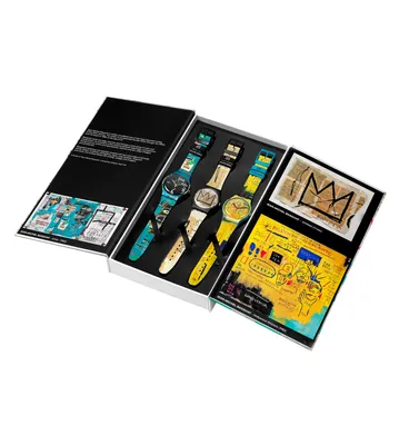 SWATCH X JEAN-MICHEL BASQUIAT TRIPTYCH