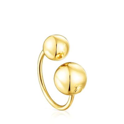 Silver vermeil Plump Open ring