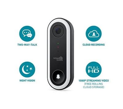 HomeGuard Wi-Fi Full HD 1080P Guardianeye Pro Doorbell