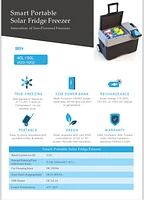 Solar Portable Freezer Fridge 50L 