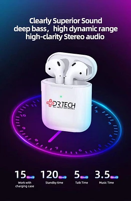 Dr.Tech Earpods Bluetooth Wireless