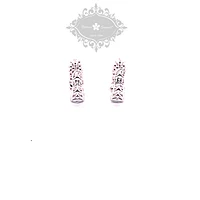 Sterling Silver Cubic Zirconia Huggie Earrings 143291