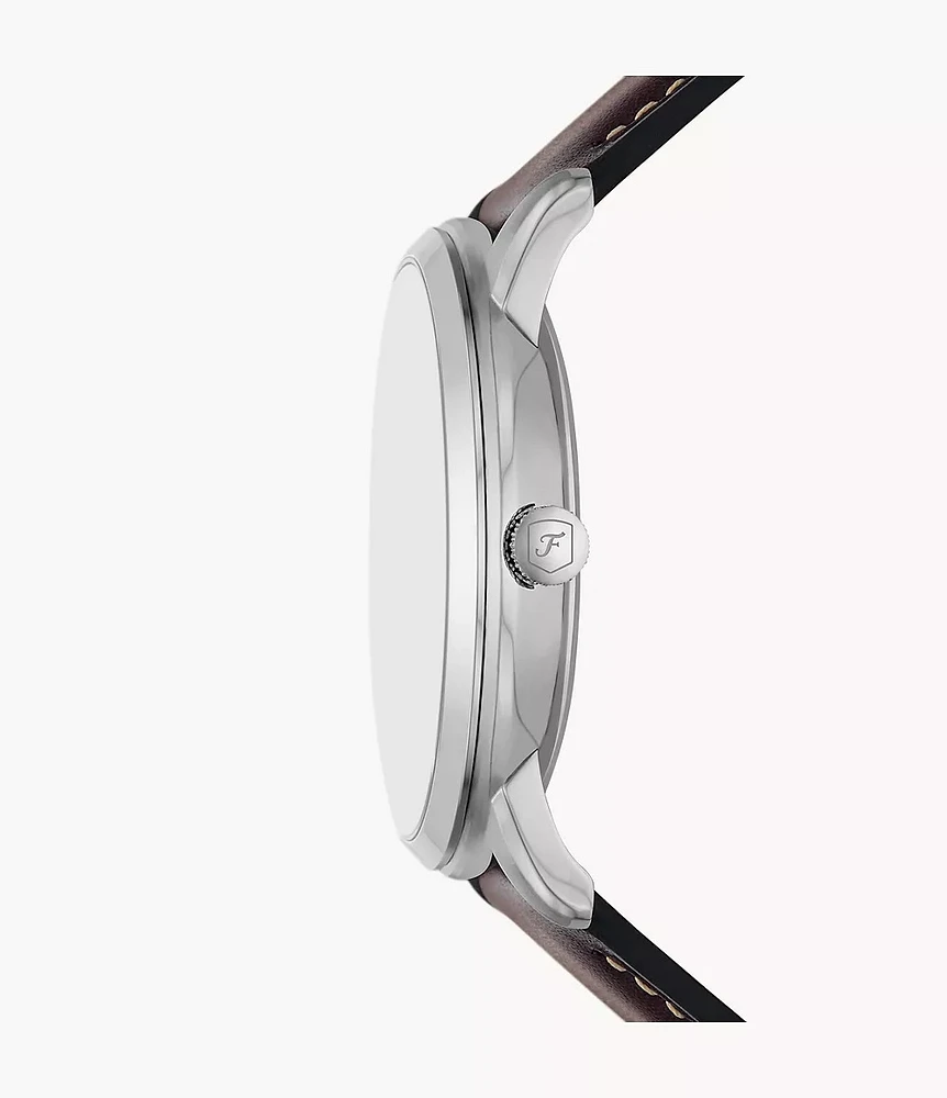 Fossil Neutra Moonphase Multifunction Brown Leather Watch FS5905 154460