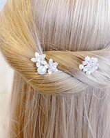 Bridal Rose Gold Hair Stick Set 152438