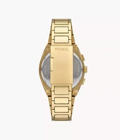 Fossil Everett Chronograph Gold-Tone Stainless Steel Watch FS6119 154458