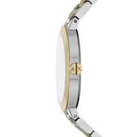 Armani Exchange Crystal Accent Two-Tone Green Dial 154682