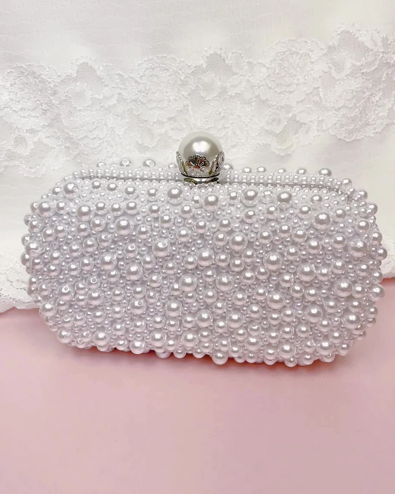 Crystal Pearl Handbag Clutch 151399