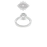 Sterling Silver Cubic Zirconia Round Ring 150246