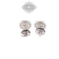 Sterling Silver Cubic Zirconia Earrings 129281