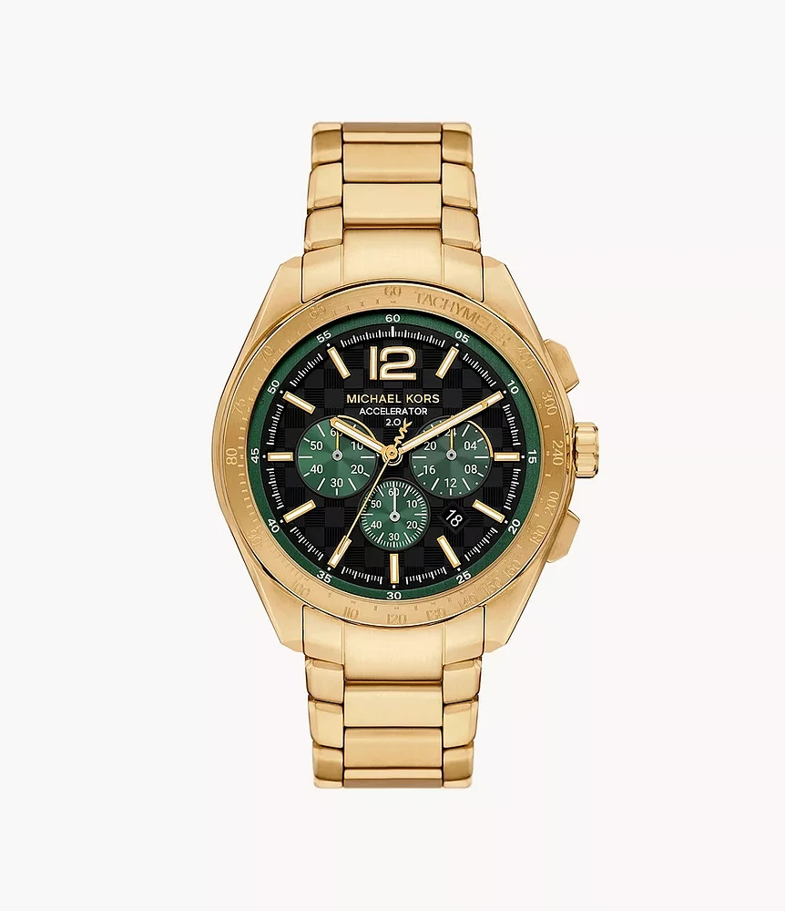 Michael Kors Accelerator 2.0 Chronograph Gold Stainless Steel MK9177 154472