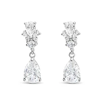 Bridal Silver Cubic Zirconia Earrings 155170