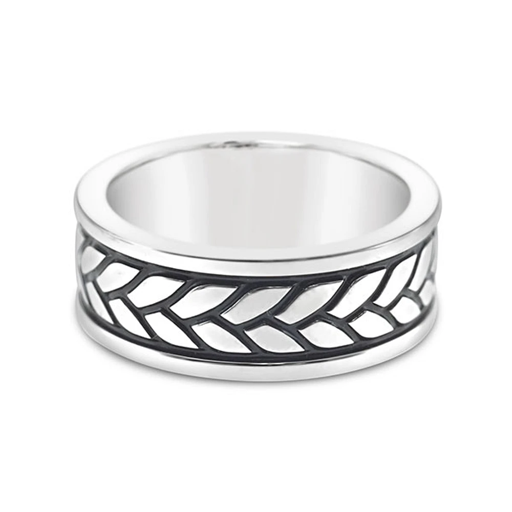 Men's Stainless Steel Silver Ring