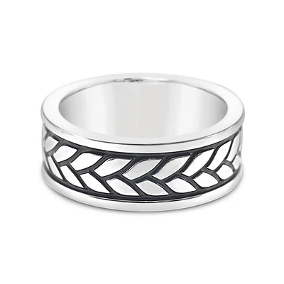 Men's Stainless Steel Silver Ring