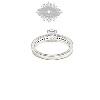 Sterling Silver Round Cubic Zirconia Ring 148067