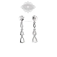 Sterling Silver Cubic Zirconia Earrings 151259