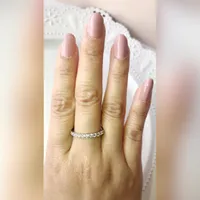 Sterling Silver Cubic Zirconia Ring