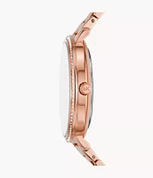Michael Kors Pyper Three-Hand Rose Gold-Tone Alloy Watch MK4594 154469