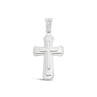Stainless Steel Silver Cross Pendent 144106