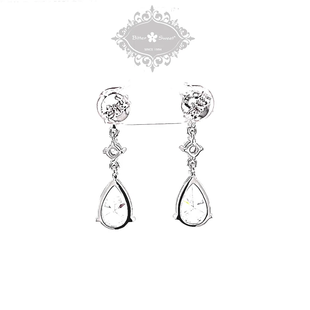 Sterling Silver Cubic Zirconia Earrings 151260
