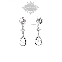 Sterling Silver Cubic Zirconia Earrings 151260