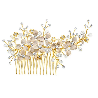 Bridal Gold Hair Comb 138495