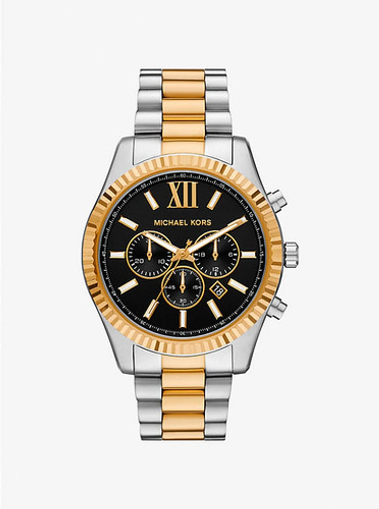 Michael Kors Oversized Lexington Two-Tone Watch MK9207 154473