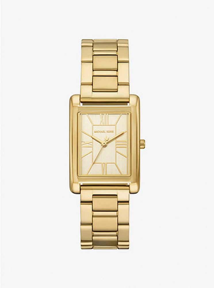 Michael Kors Essex Three-Hand Gold Stainless Steel Watch MK4904 154465