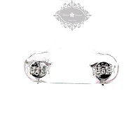 Sterling Silver Cubic Zirconia Heart Earrings