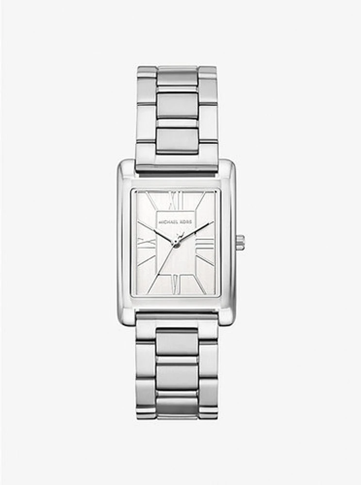Michael Kors Essex Three-Hand Silver Stainless Steel Watch MK4906 154467