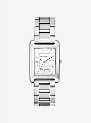 Michael Kors Essex Three-Hand Silver Stainless Steel Watch MK4906 154467