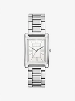 Michael Kors Essex Three-Hand Silver Stainless Steel Watch MK4906 154467