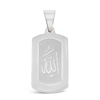 Stainless Steel Silver Allah Pendent 148753