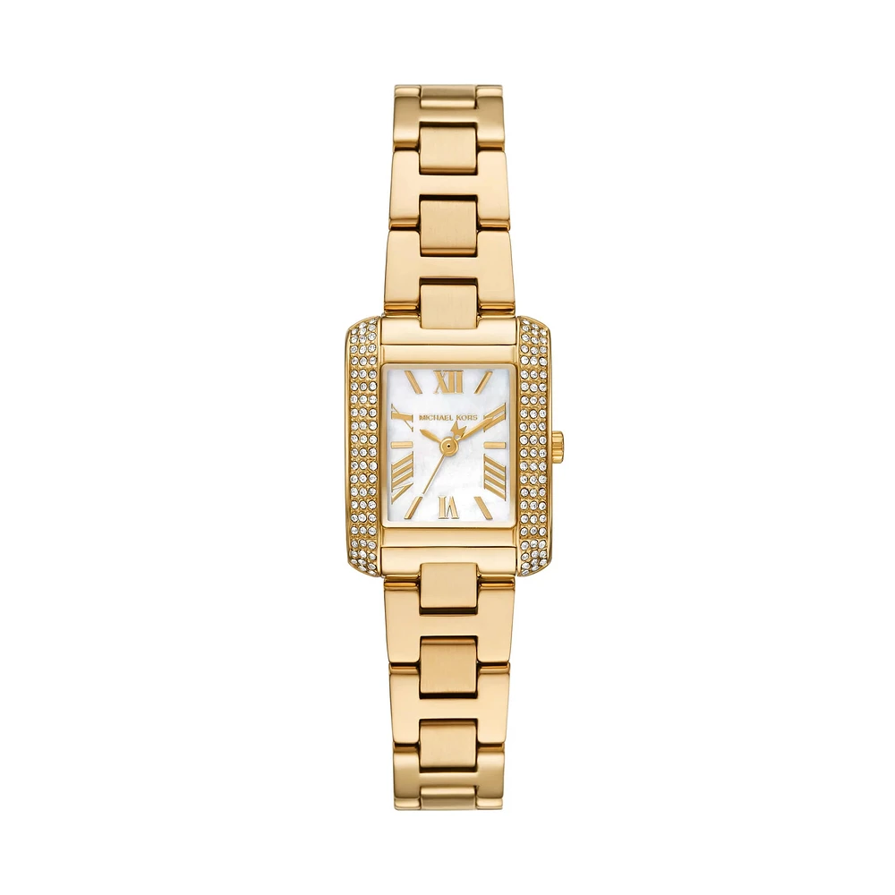 Michael Kors Emery Gold Tone Analogue Watch MK4867 154463