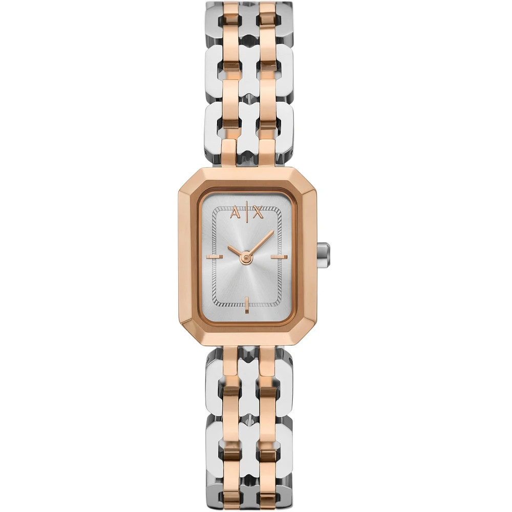 Armani Exchange Faye Rose Gold and Silver watch 154681