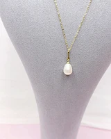 Gold Plated Sterling Silver Pearl Necklace 152281